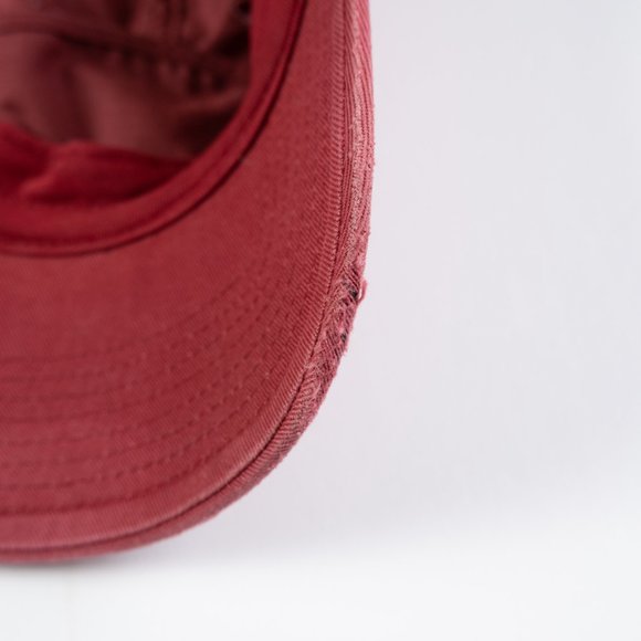 Nashawtuc CC Country Club red hat w/ 1960 Gold logo by American Needle - Picture 8 of 9